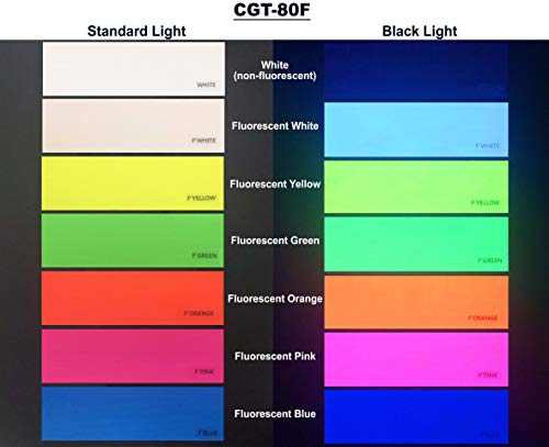 GGR Supplies CGT-80F Fluorescent Gaffers/Spike Tape Laminated with Rubber Adhesive.60 Yards.
